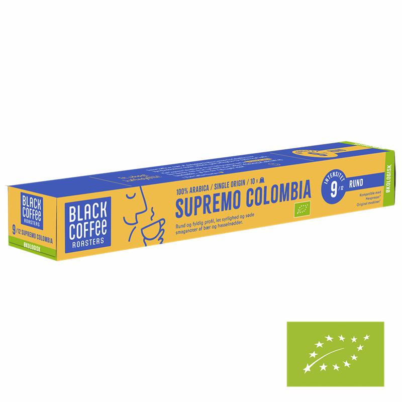 Black Coffee Roasters Supremo Colombia Økologisk