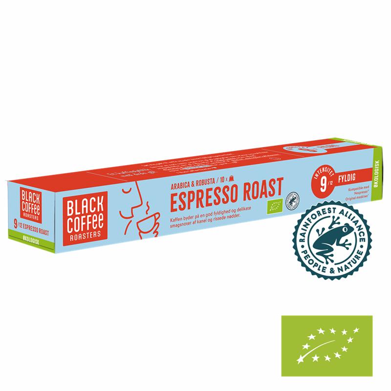 Black Coffee Roasters Espresso Roast Økologisk Rainforest Alliance