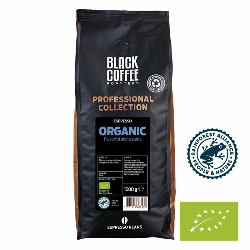 Black Coffee Roasters Organic RFA Espresso Hele Bønner