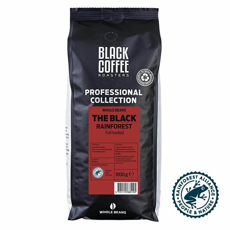 Black Coffee Roasters The Black Rainforest Alliance Hele Bønner