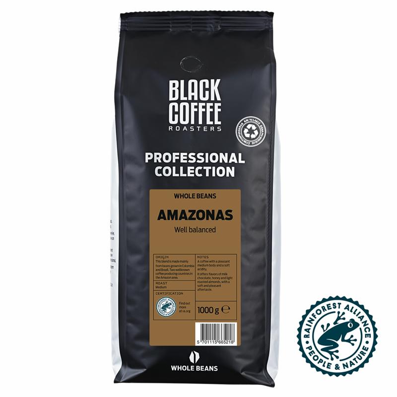 Black Coffee Roasters Amazonas Rainforest Alliance Hele Bønner