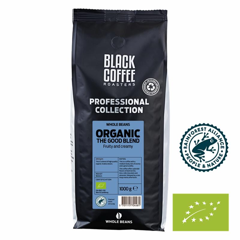 Black Coffee Roasters Organic Rainforest Alliance Hele Bønner