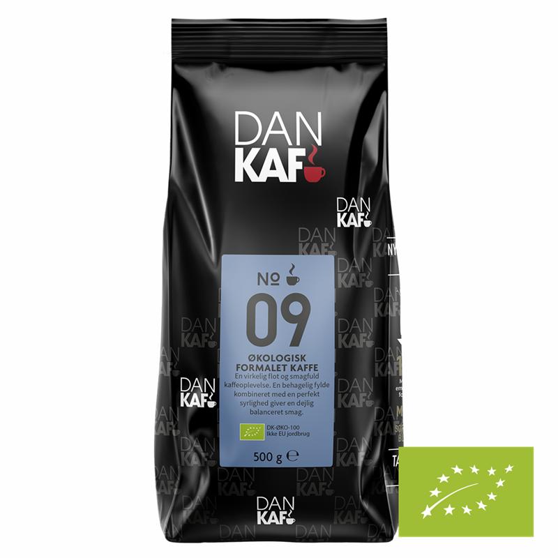 DanKaf No. 09 Økologisk Formalet Kaffe 500g