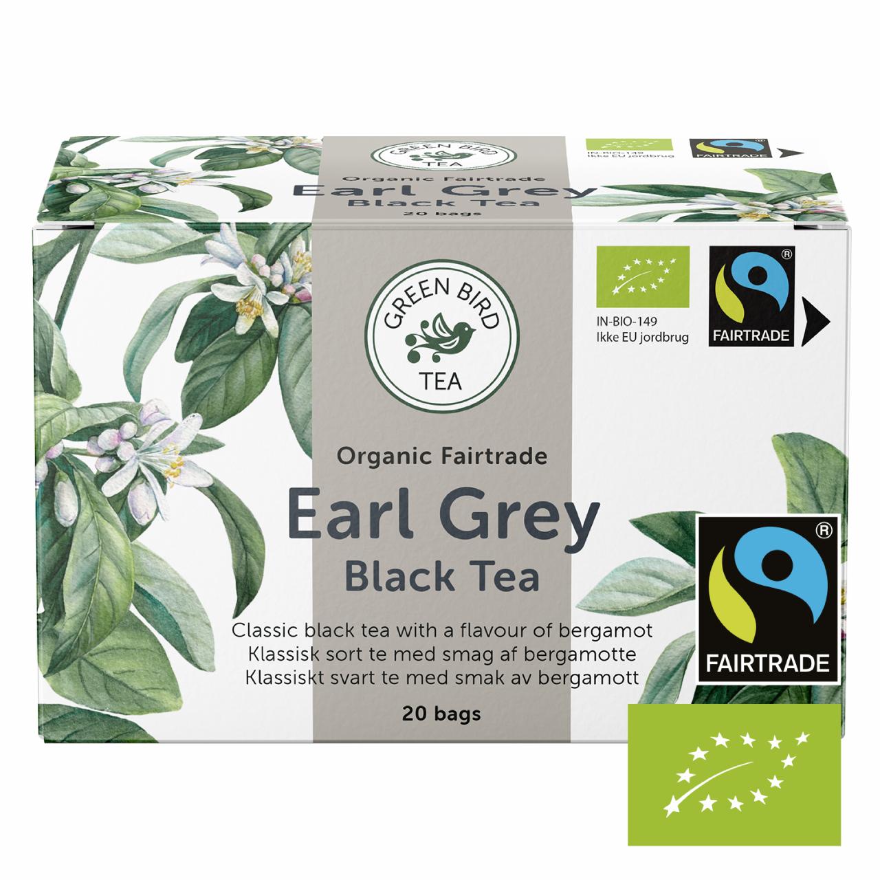 Green Bird Earl Grey Black Tea Økologisk Fairtrade 