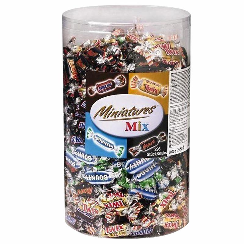 Miniature mix (Mars, Twix, Bounty & Snickers) 